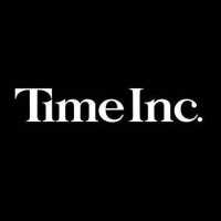 time inc text on a black background